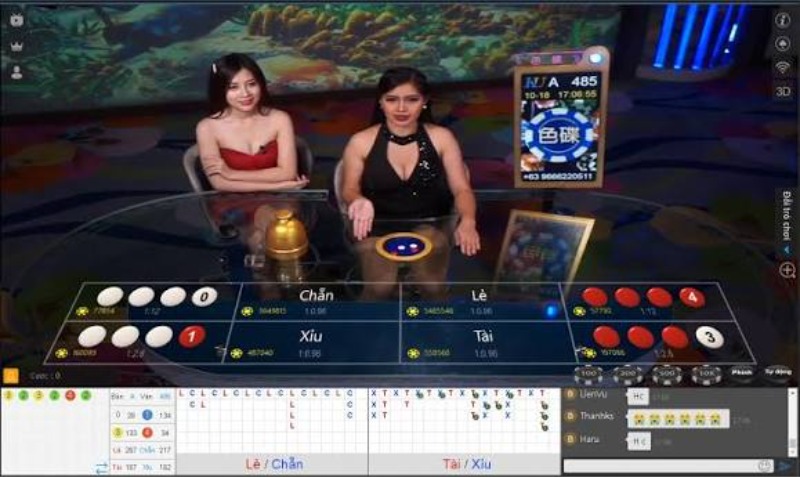 Thuật toán tính theo xác suất lẻ chẵn trong game xóc đĩa